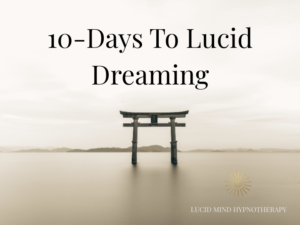 10 days to lucid dreaming course