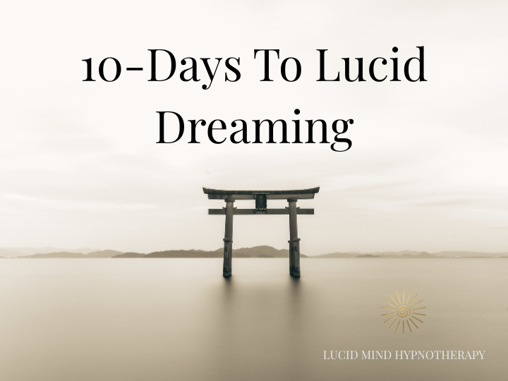 10 days to lucid dreaming course